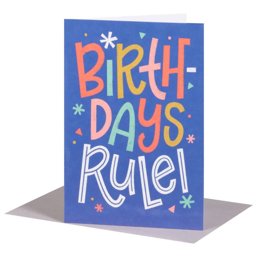 American Greetings Birthdays Rule Greeting Card