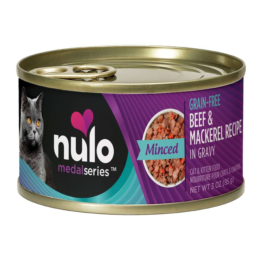 Nulo Medalseries Grain Free All Life Stages Wet Cat Food (beef-mackerel)