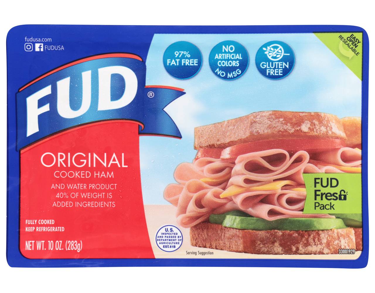 FUD Original Cooked Ham (10 oz)