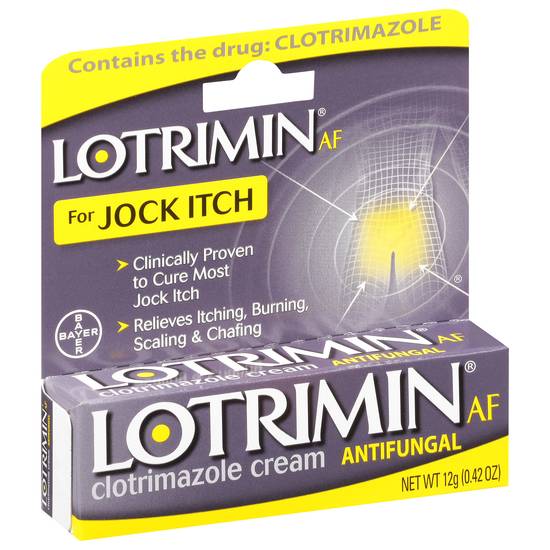 Lotrimin Antifungal Clotrimazole Jock Itch Cream (0.4 oz)
