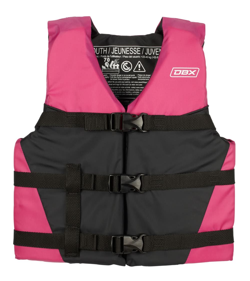 DBX Youth Nylon Life Vest (Purple, One Size)