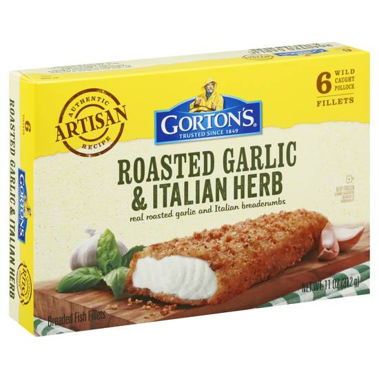 Gorton's Roasted Garlic & Italian Herb Fillets (6 ct)