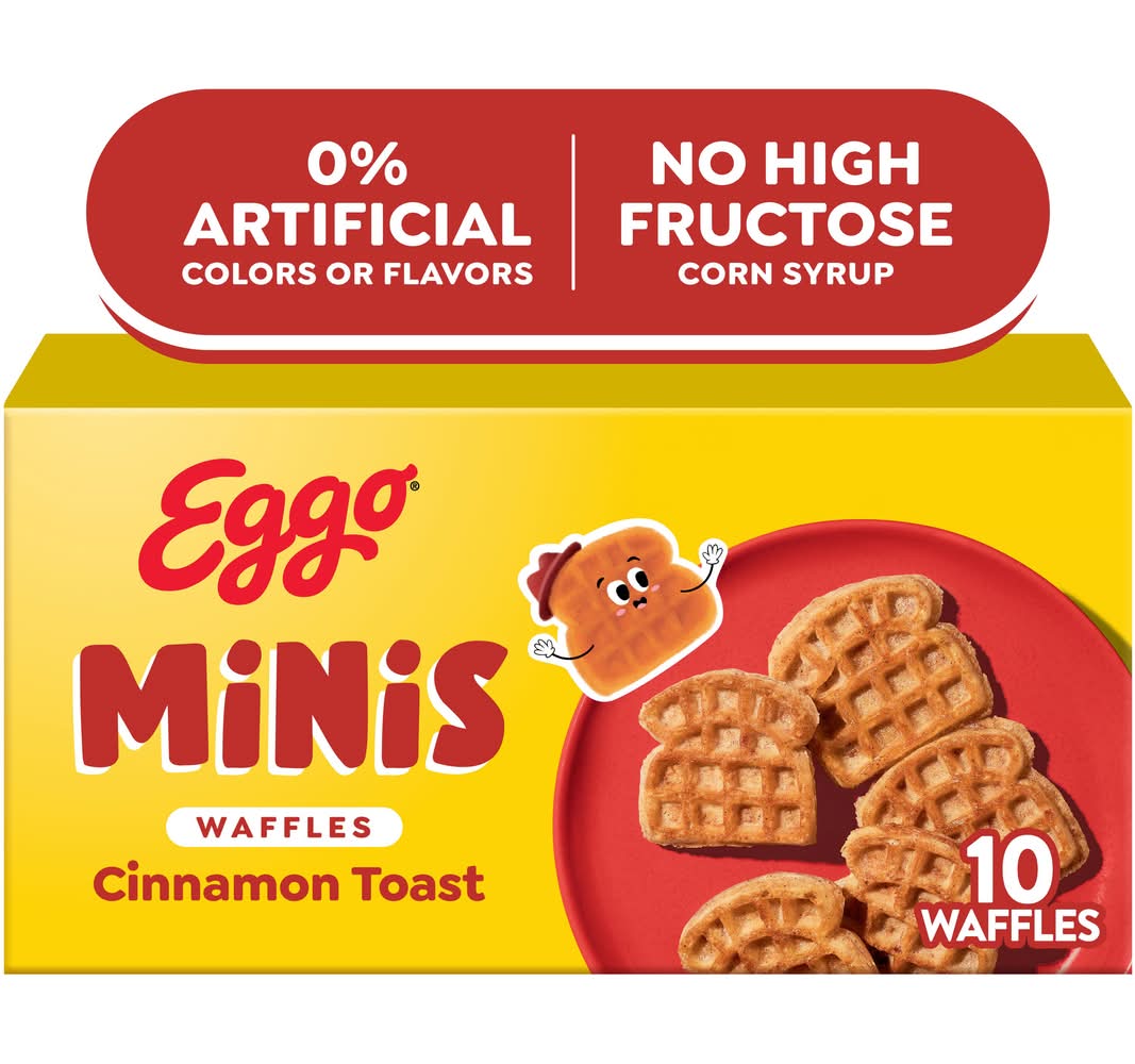 Eggo Minis Waffles, Cinnamon Toast (10.75 oz, 10 ct)