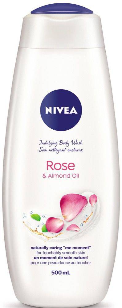 Nivea Rose & Almond Oil Body Wash (500 ml)