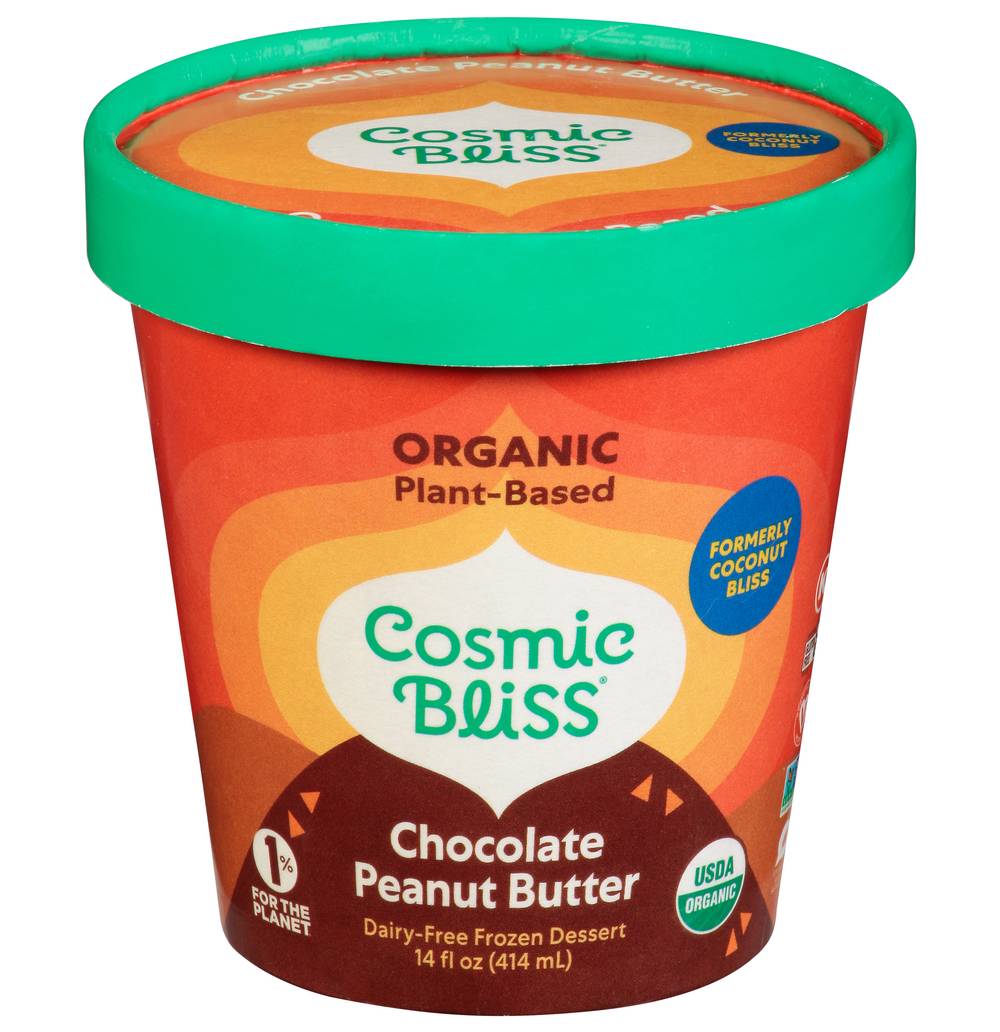 Cosmic Bliss Organic Plant-Based Dessert, Chocolate Peanut Butter (14 fl oz)