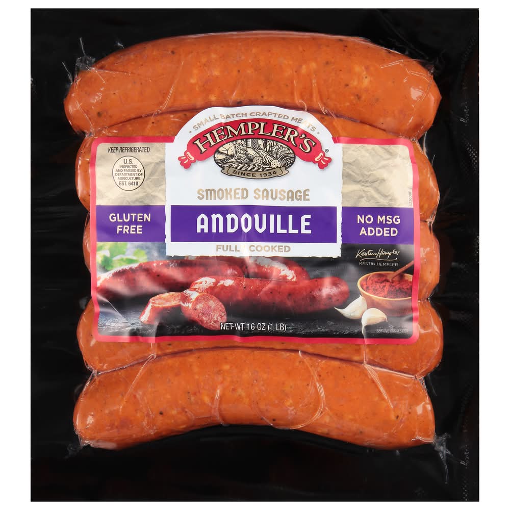 Hempler's Andouille Smoked Sausage (16 oz)