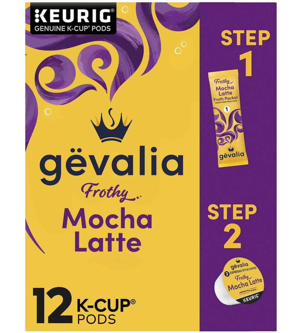 Gevalia Mocha Latte K-Cup Coffee Pod (11.9 oz)