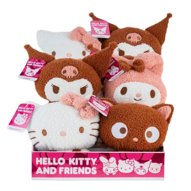 Jazwares Hello Kitty and Friends Premier Series Plush Toy, 8 in (6 ct)