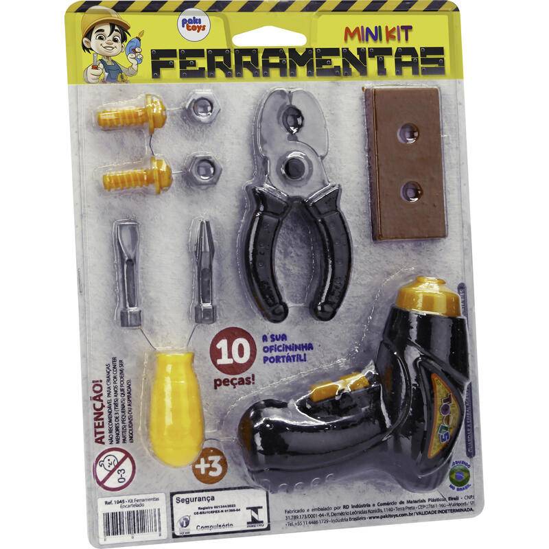 Pakitoys brinquedo mini kit de ferramentas (1 un)