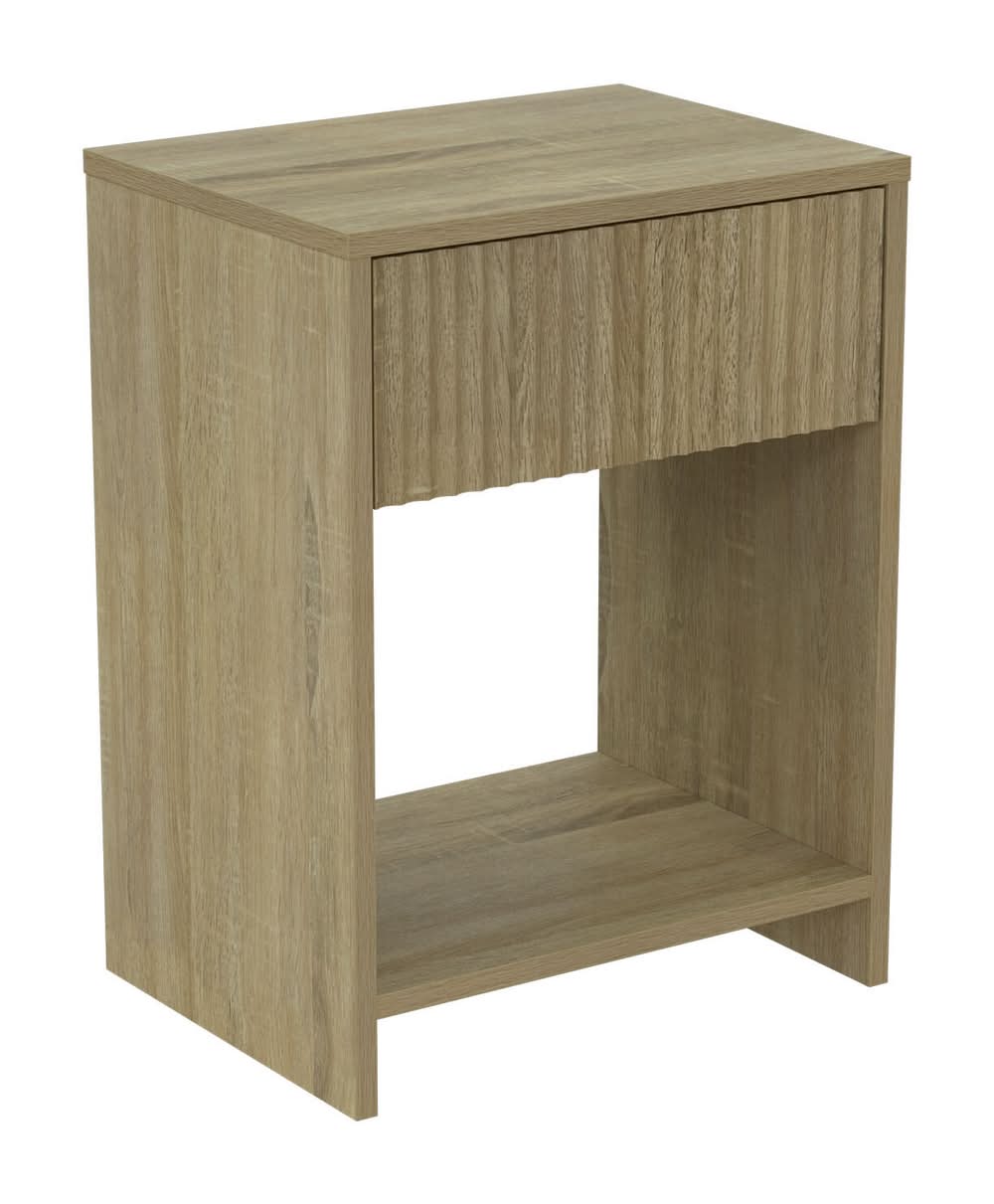 Flexi Storage Living Oak Corrugated Side Table