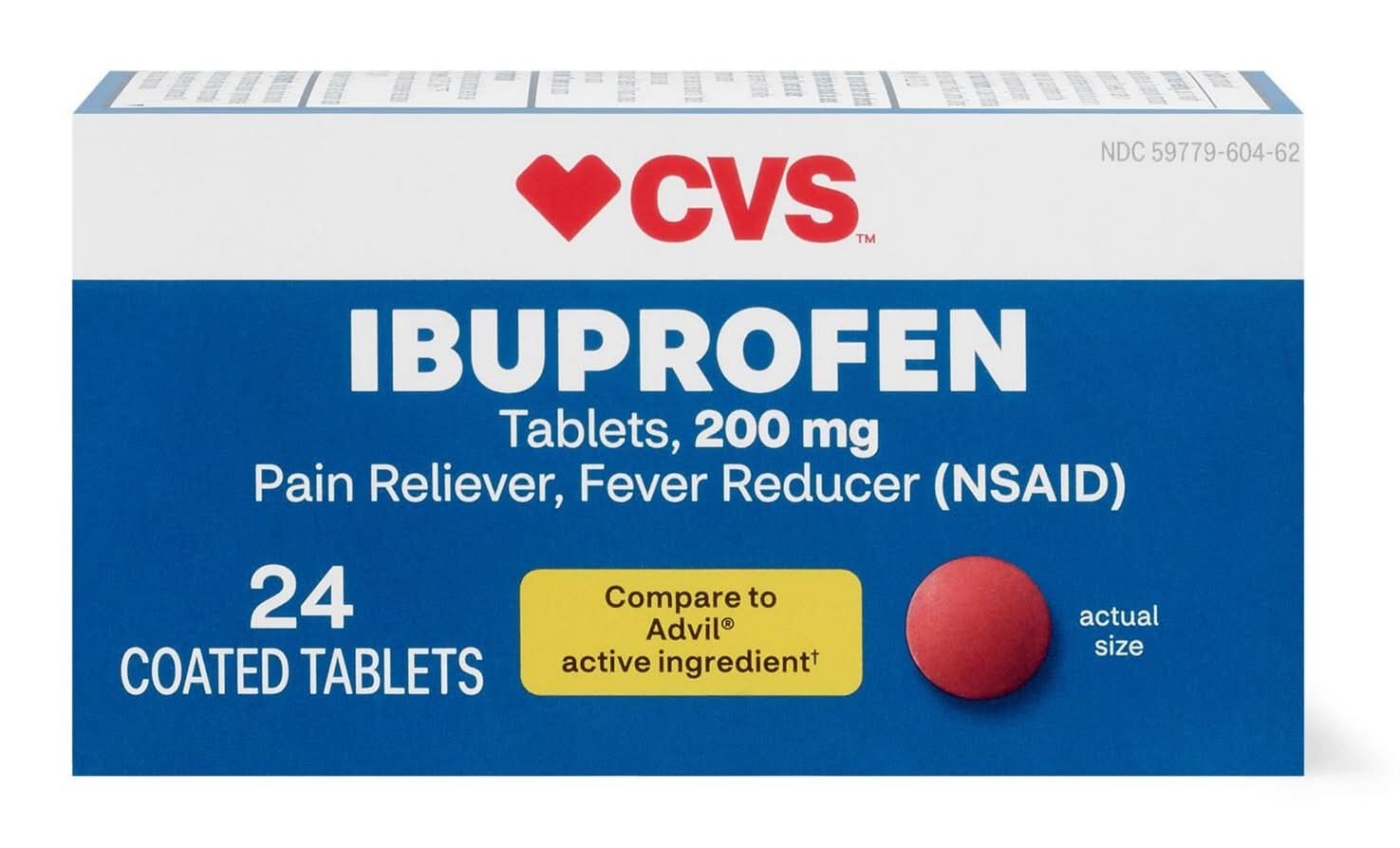 CVS Health 200 Mg Ibuprofen Tablets (24 ct)