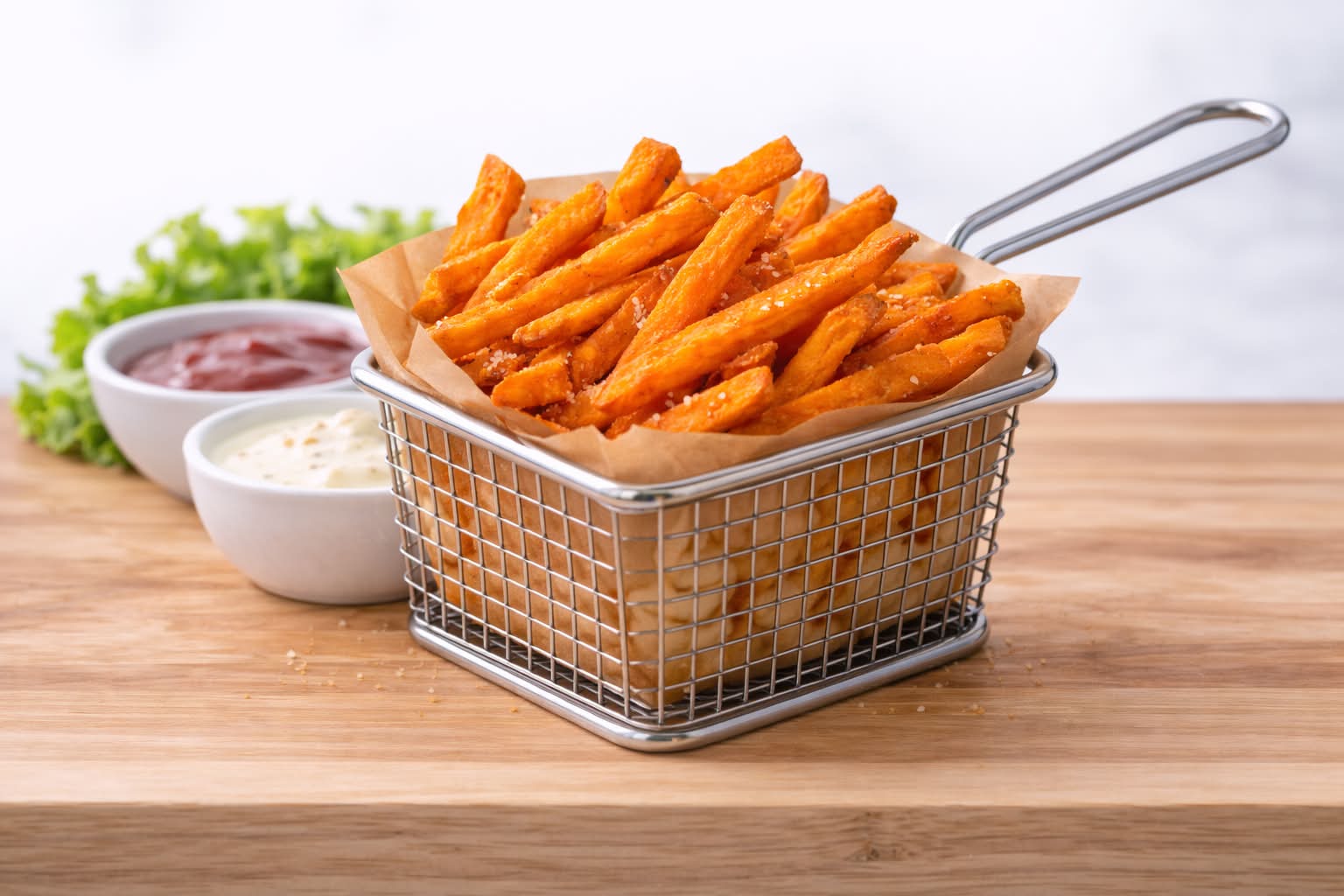 Frite de patates douces