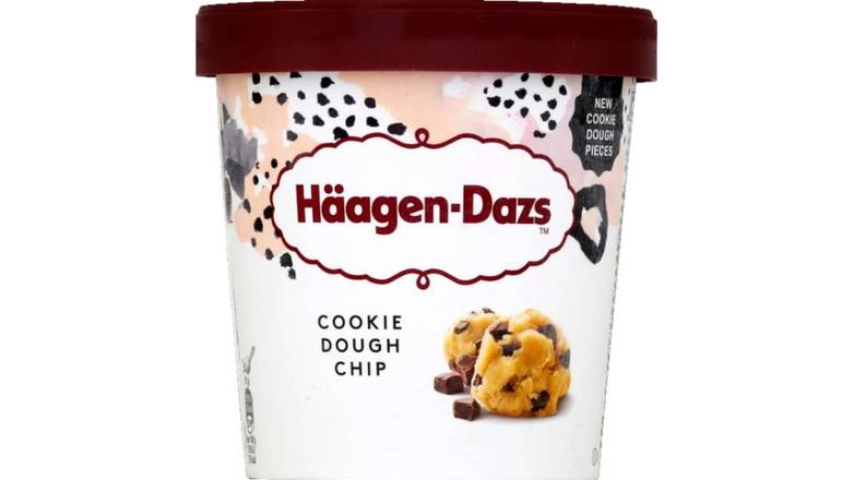 Häagen-Dazs Glace Cookie dough chip Le pot de 394g