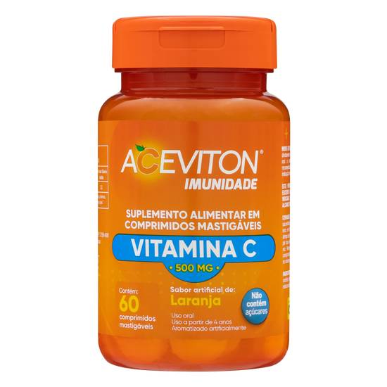 Cimed aceviton vitamina c mastigável (60 comprimidos)
