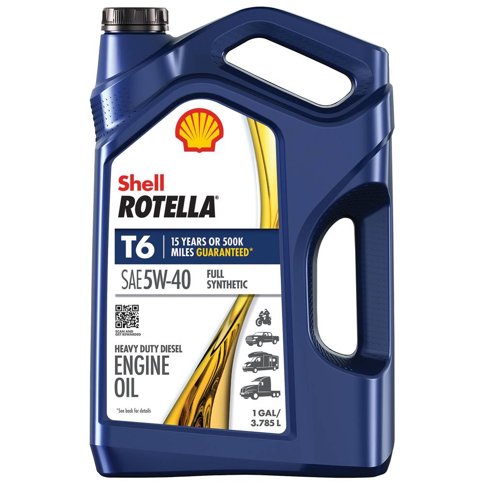 Shell Engine Oil Rotella T6 5w4