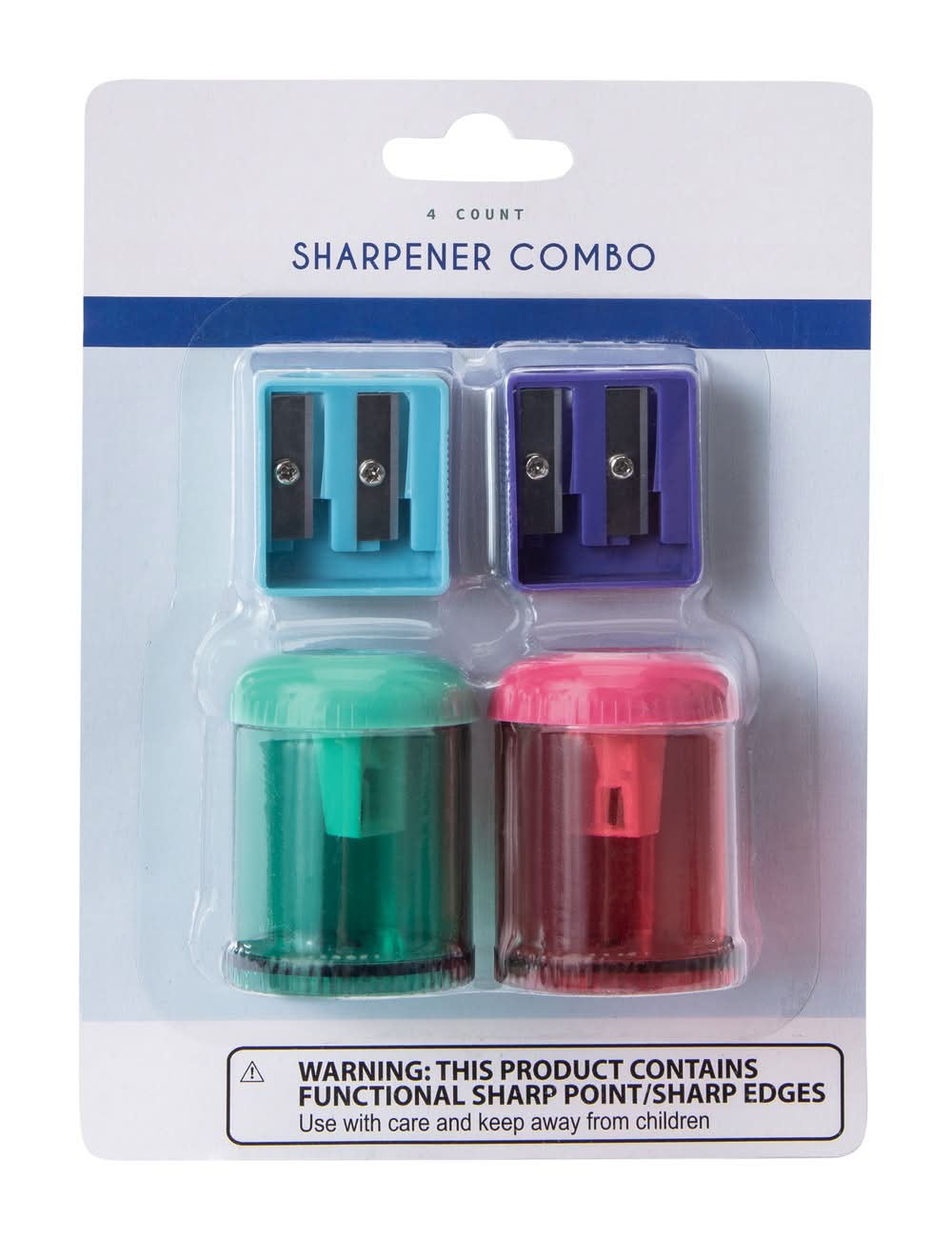 Pencil Sharpener Set 4-Count