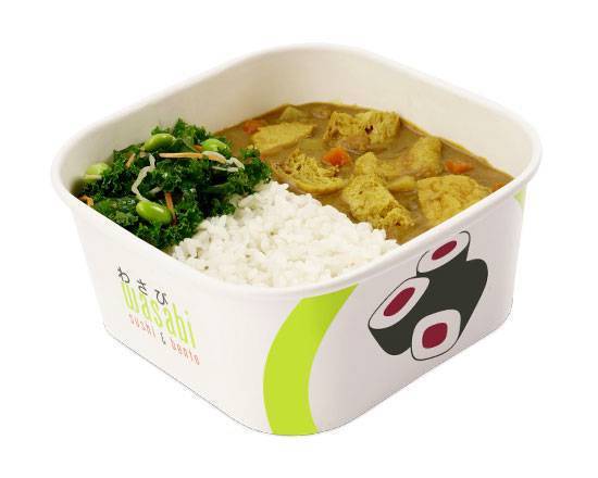 Tofu curry bento