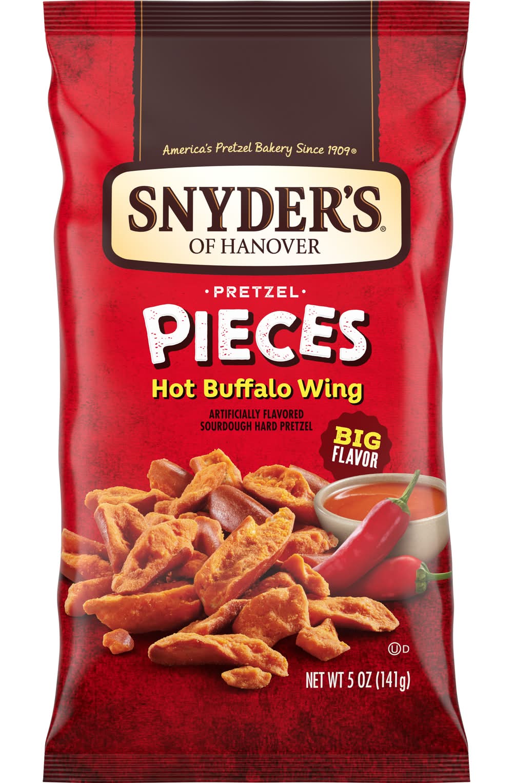 Snyder's of Hanover Pretzel Pieces, Hot Buffalo Wing (5 oz)