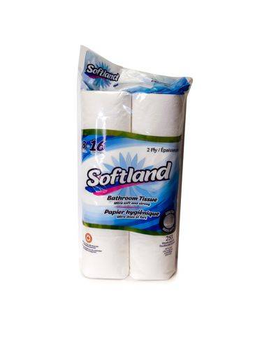 Softland papier hygienique (8 unité) - bathroom tissue (8 unit)