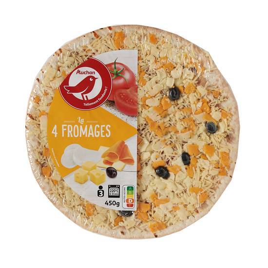 Auchan pizza fromagère 450 gr