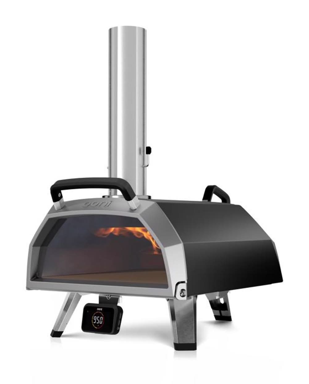 Ooni Karu 2 Pro Charcoal/Wood Chunk Outdoor Pizza Oven Foundry Black