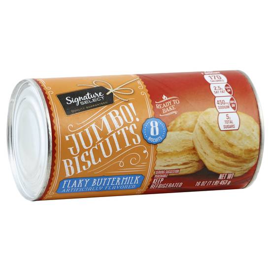 Signature Select Flaky Buttermilk Flavor Jumbo Biscuits