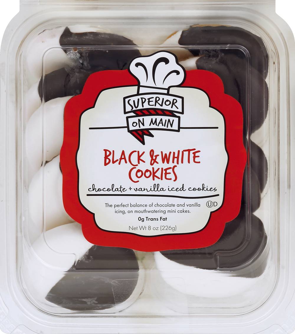 Superior on Main Black & White Cookies (8 oz)