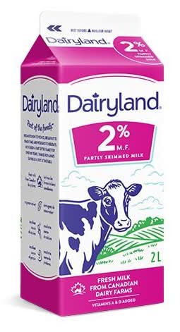 Dairyland 2% M.f. Partly Skimmed Milk (2 L)