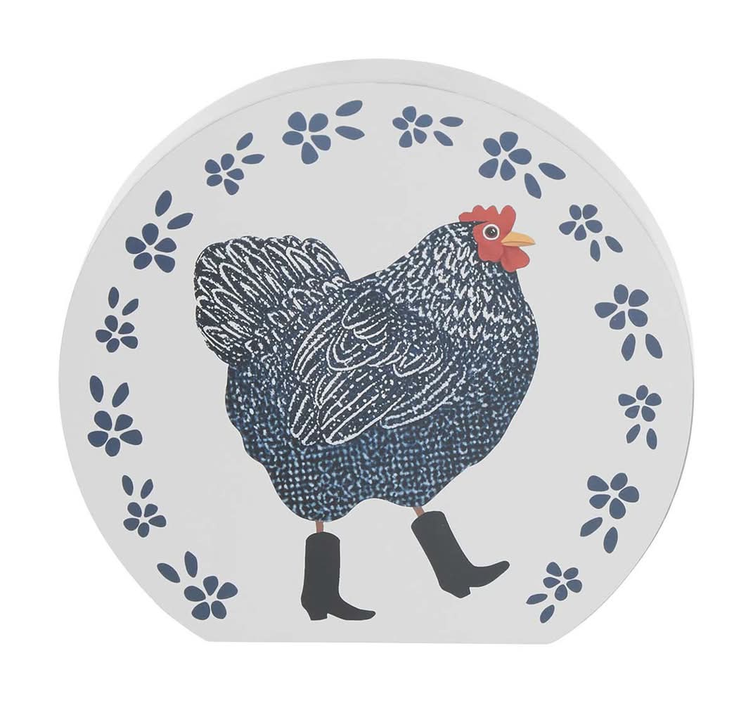 Chicken Printed Arch Decor Assorted