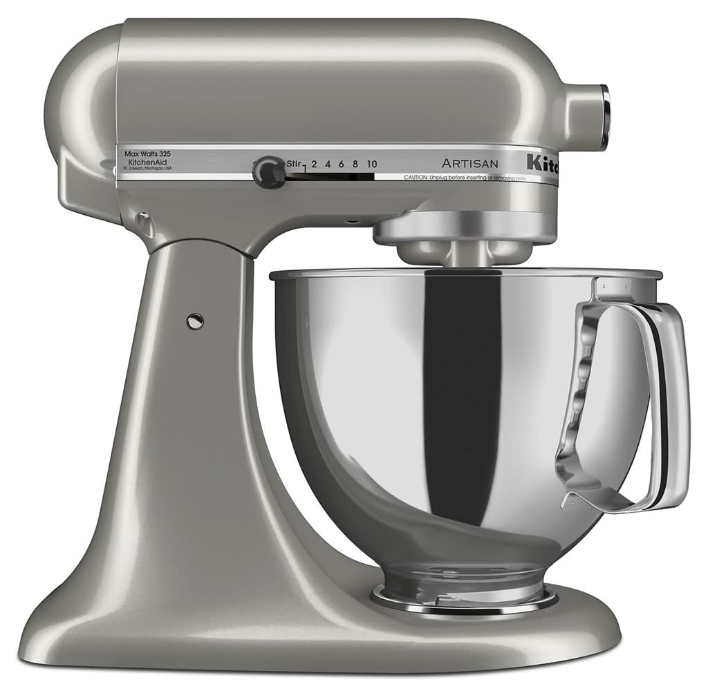 KitchenAid Artisan Contour Silver 5-Quart Tilt-head Stand Mixer