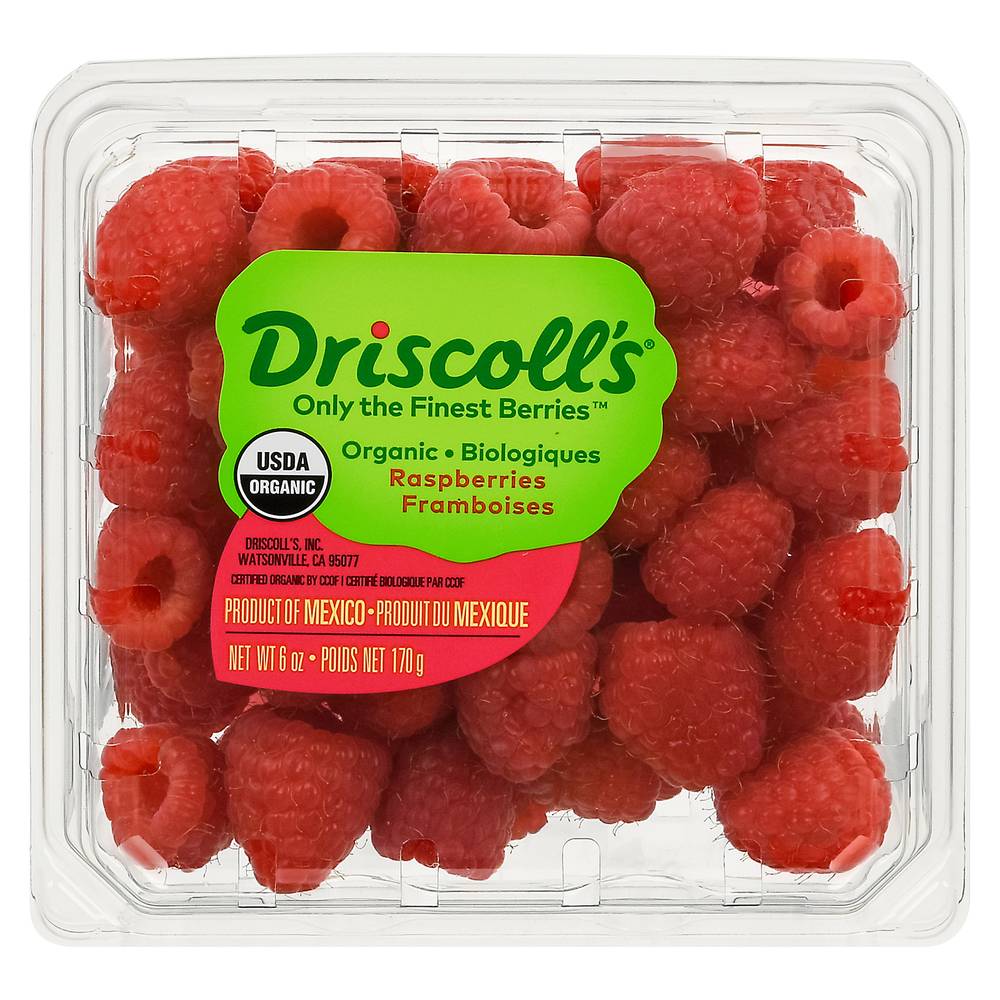 Driscoll's Only the Finest Berries Organic Raspberries (6 oz)