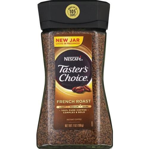 Nescafe Taster's Choice Instant Coffee 7 OZ, French Roast