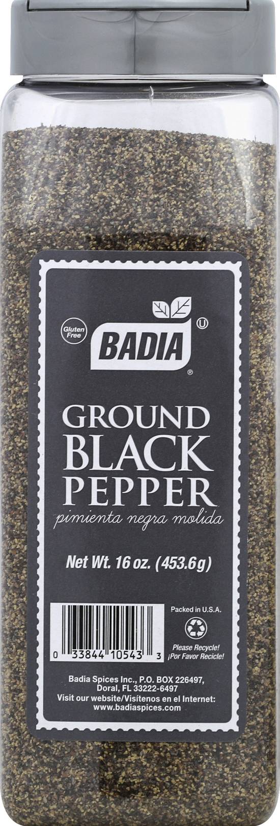 Badia Pimienta Negra Molida Ground Black Pepper