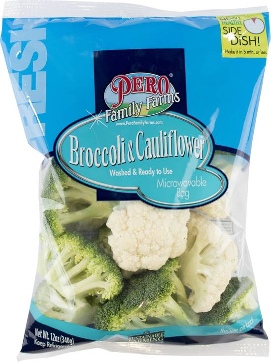 Pero Family Farms Broccoli & Cauliflower (12 oz)