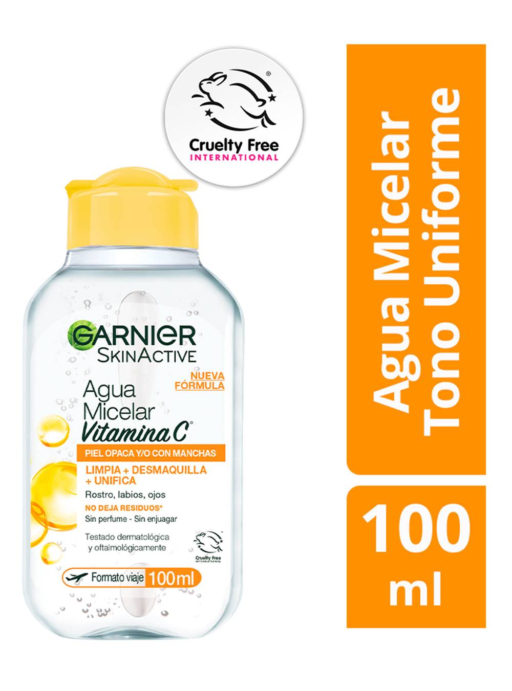 Garnier agua micelar express aclara (botella 100 ml)