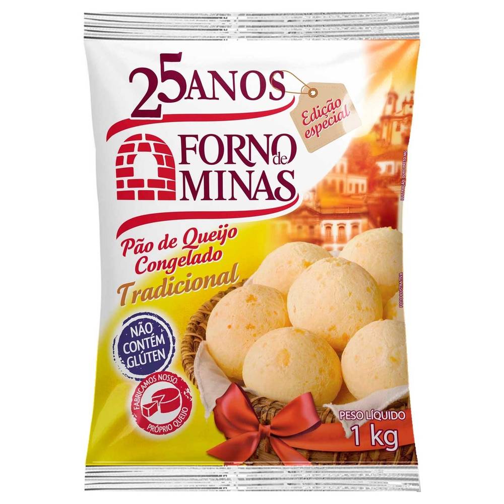 Forno De Minas pão de queijo tradicional congelado (1 kg)