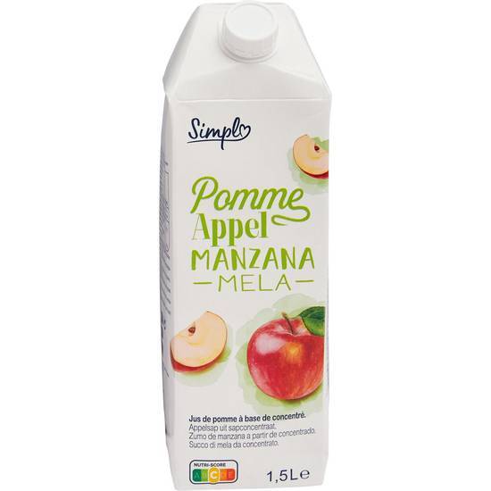 Simpl - Jus de fruit à base de concentré (1.5 L) (pomme)