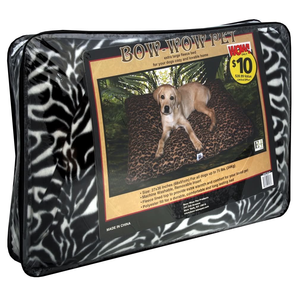 Bow Wow Pet Extra Large Fleece Bed For Dog