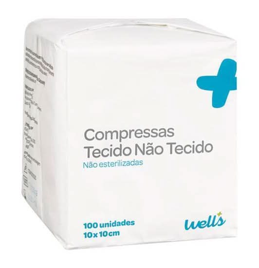 Compressas TNT Well's 100 un