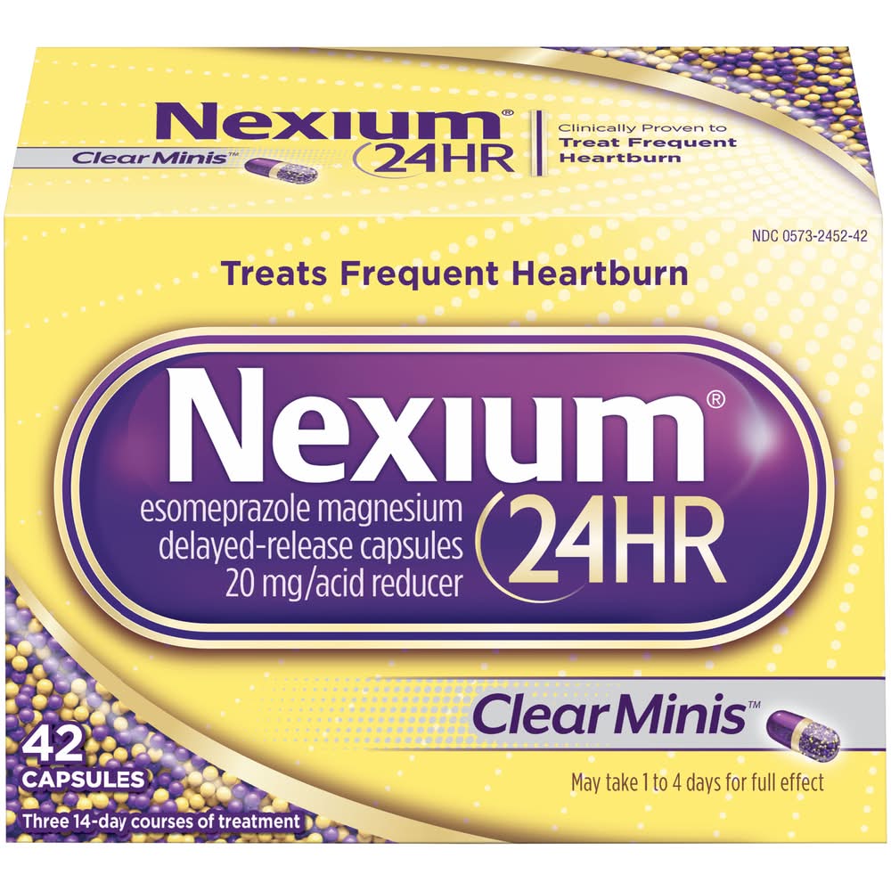 Nexium Acid Reducer Heartburn Relief Capsules 20 mg (1.5 oz, 42 ct)