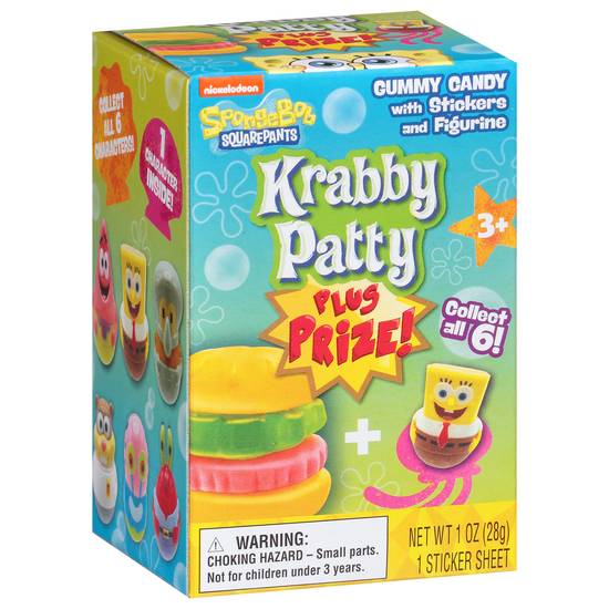 Frankford Candy Nickelodeon Krabby Patty Gummy Candy
