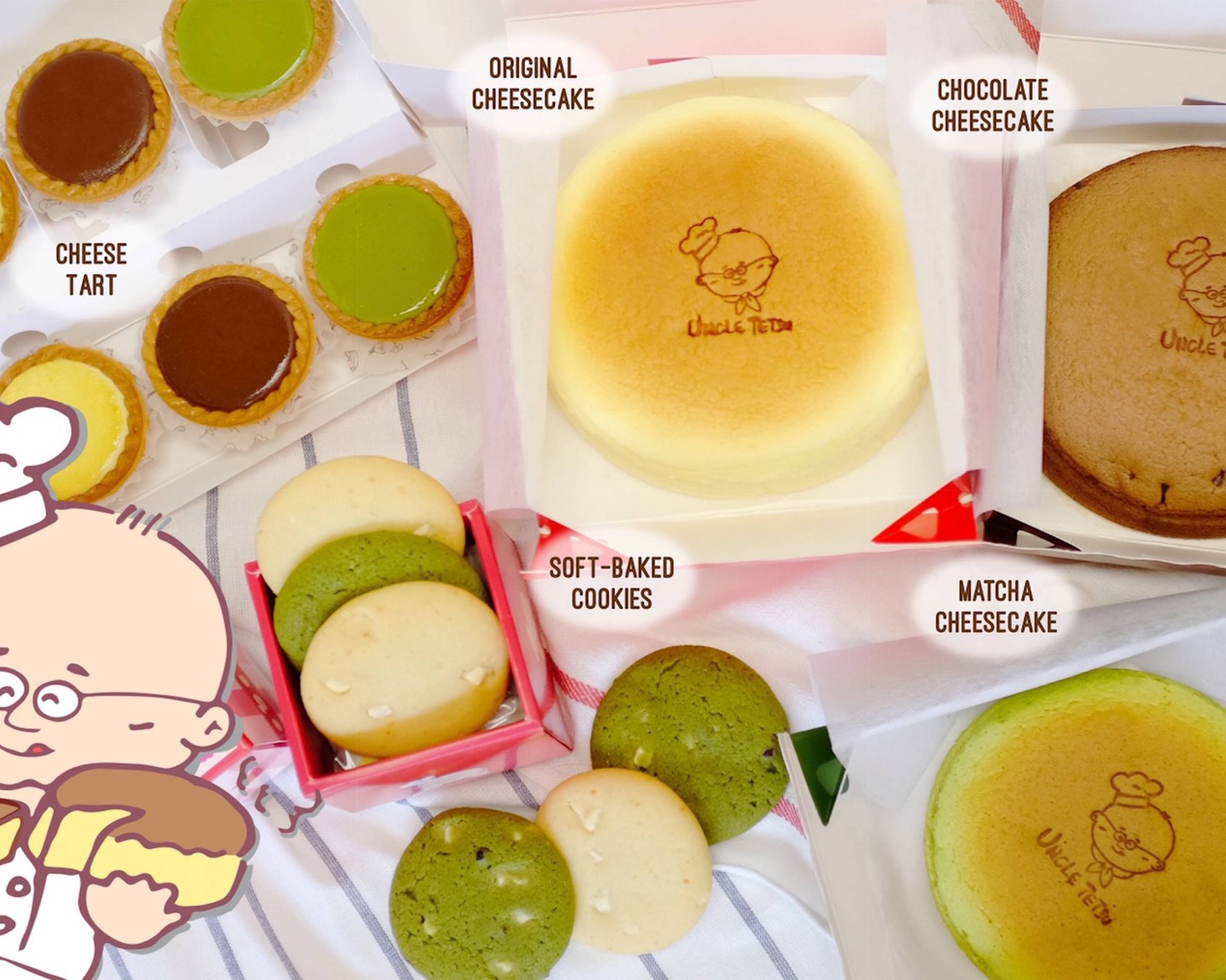tetsu's shopさま　せんよう Commander d'un Uncle Tetsu's Japanese Cheesecake (Pacific
