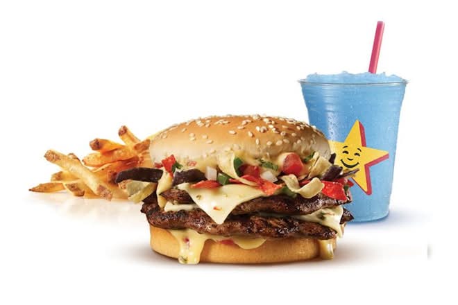 Double Queso Crunch Burger Combo