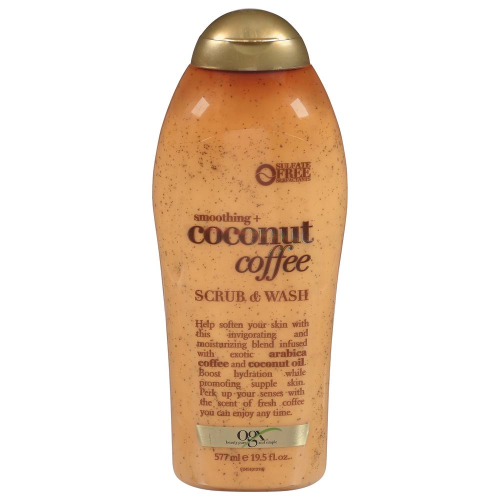 OGX Coconut Coffee Scrub & Body Wash