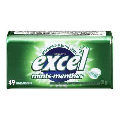 Wrigley's Excel Spearmint Candy (34 g)
