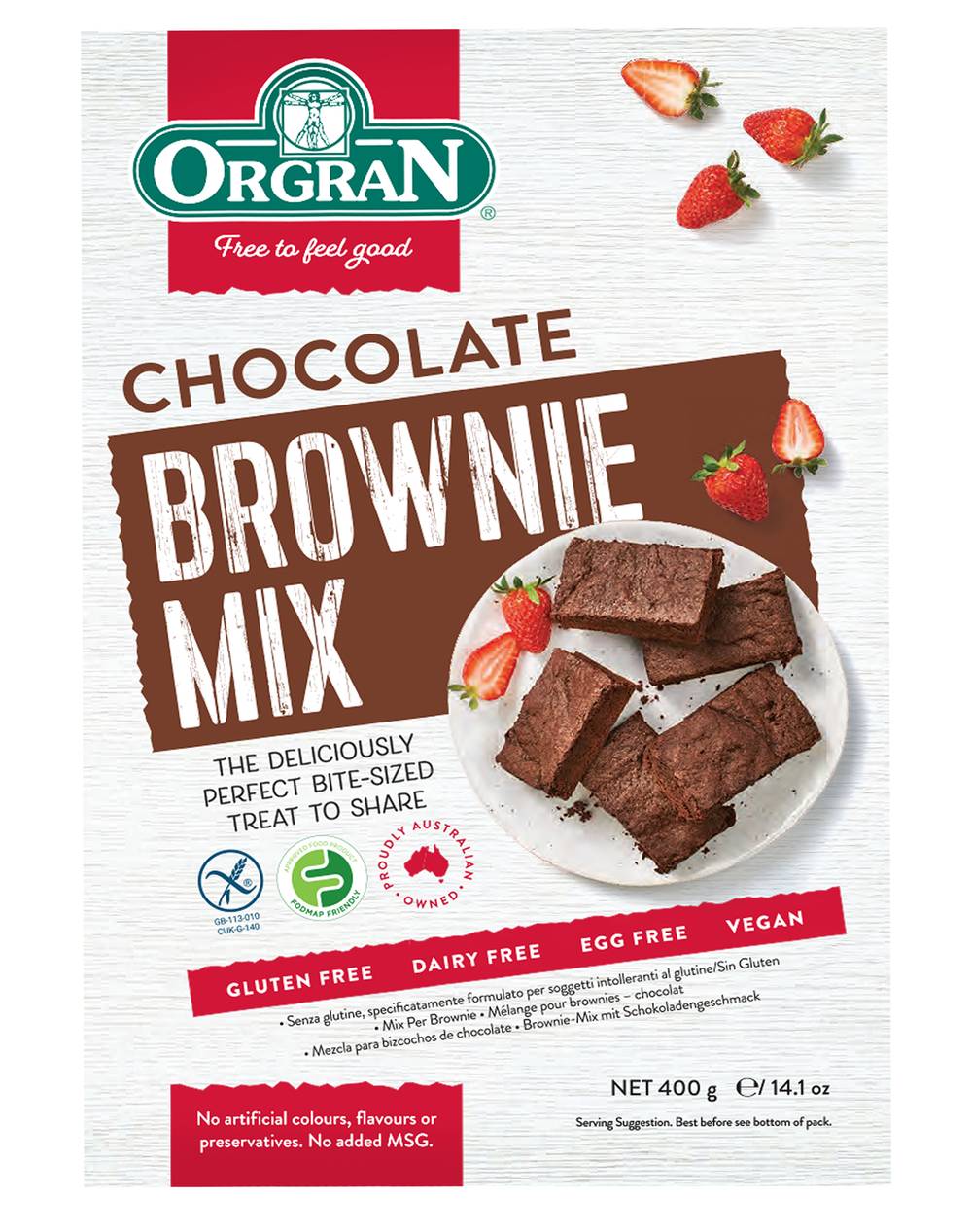 Orgran Chocolate Brownie Mix (400g)