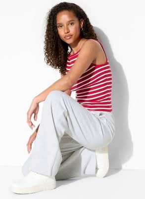 Women's Mid-Rise French Terry Sweatpants - Wild Fable™ Heathered Gray XL