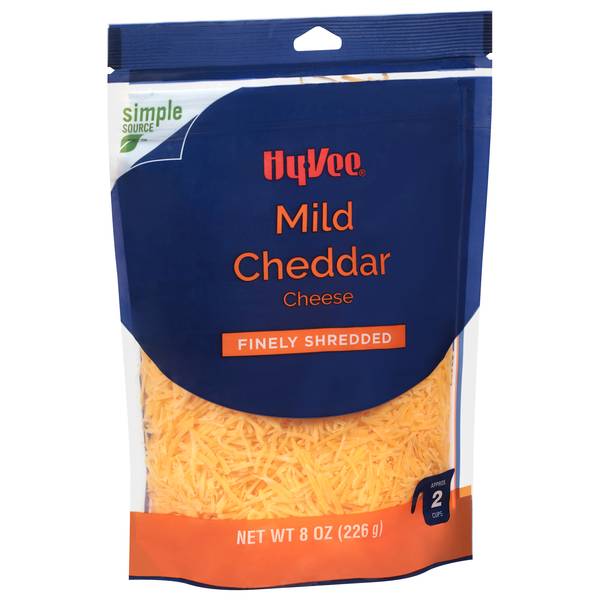 Hy-Vee Finely Shredded Natural Cheese (mild cheddar)