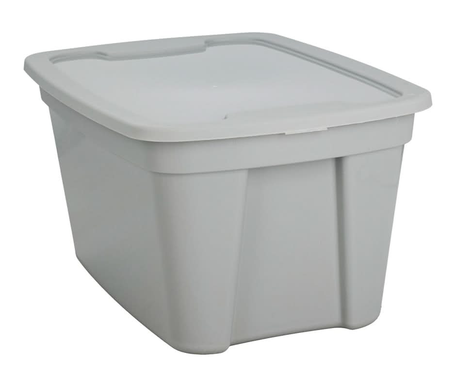 Edge Storage Tote Box 5 Gal, Grey