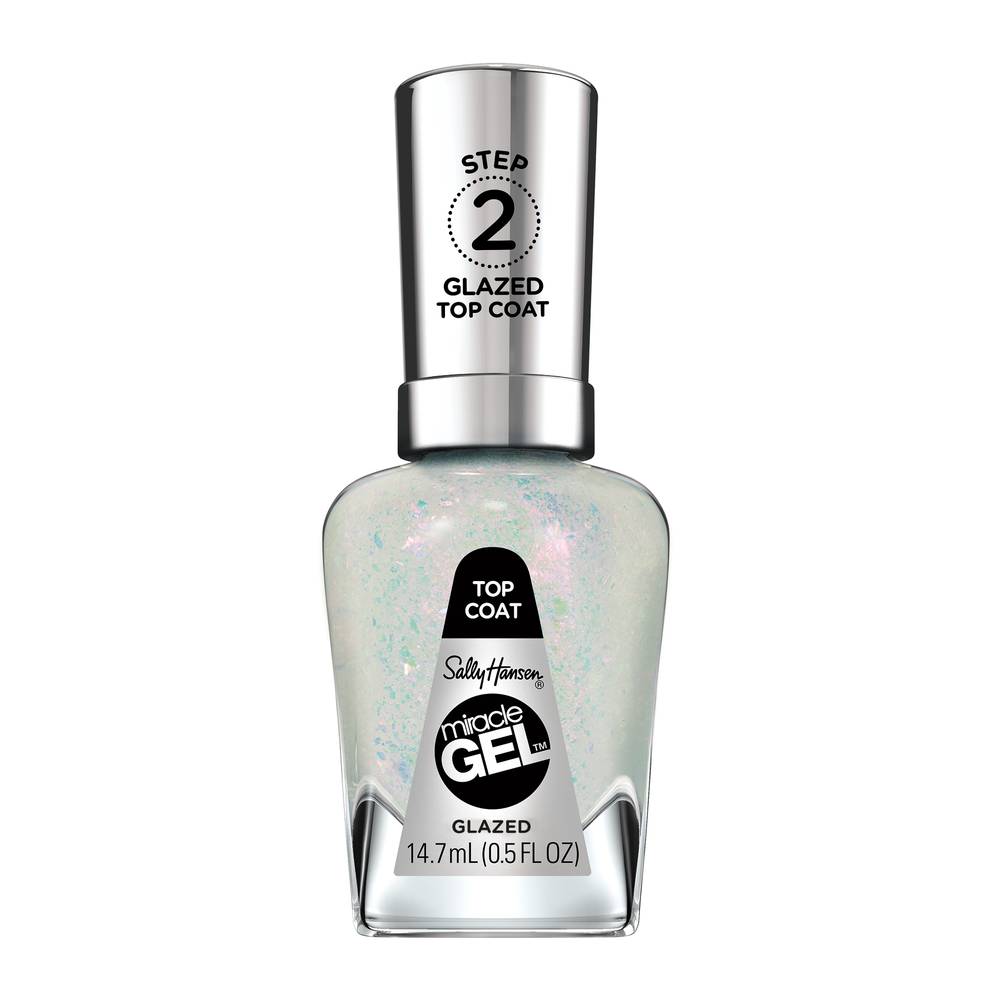 Sally Hansen Miracle Gel Top Coat Nail Polish, 107 Moonlit (0.5 fl oz)